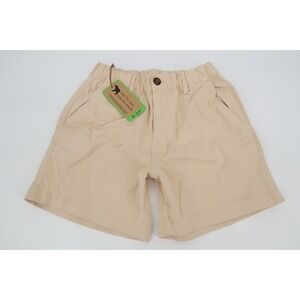 Bear Bottom Mens Small‎ Beige Khaki Stretch Chino Shorts 5.5" Inseam NEW